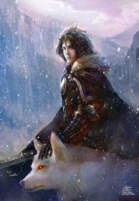 Jon snow, Teiiku Cho on ArtStation at https://www.artstation.com/artwork/x3xX