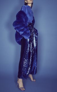 Sally LaPointe Faux Fur Jacket