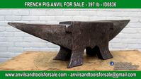 Ask for price with ID0836 on anvilsandtoolsforsale@gmail.com All pictures of all anvils on our website anvil for sale, anvils, blacksmith, blacksmiths, blacksmithing, antique tools, tool collector, swage block, stake, cone, cutler, french pig, amboss, incudine, schmied, forgeron, forge, enclume, forged, blacksmith tools, old tools, vintage tools, handtools, iron work, vise, stake, coutellier, chamouton, hulot harmel, collection, outil ancien, outils anciens, bigorne, art populaire, enclume
