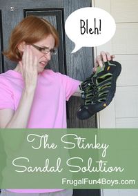 The Stinky Sandal Solution - Frugal Fun For Boys and Girls