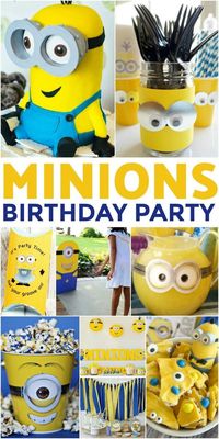 How to Throw the Ultimate Minion Birthday Party to please any child on their birthday. A Minion themed birthday party is a natural choice for any fan of the Despicable Me series. Check out these 25 ideas that will help you throw an amazing Minion themed party for little fans of Despicable Me!