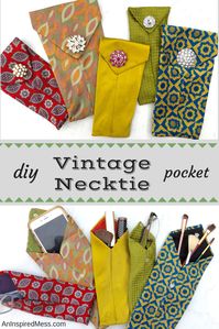 DIY Necktie Project - A Quick and Easy Upcycle Craft