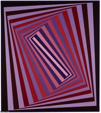 peinture zebre: victor vasarely