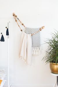 DIY du Jour: Beaded Blanket Holder - Francois et Moi