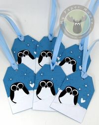 Penguin Gift Tag by Scraps Of Life - Cards and Paper Crafts at Splitcoaststampers