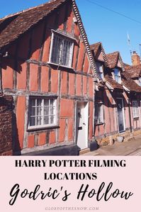 Harry Potter filming locations: visit the real-life Godric's Hollow and one of the most beautiful small towns in Britain! | godric's hollow scene | picturesque villages in the UK | best places to visit in the UK | best UK villages | deathly hallows harry potter | best villages in England | most beautiful villages in the UK | best small towns in England | Lavenham England | Insta-worthy | quirky houses | Harry Potter locations | cute villages in England | day trips from London