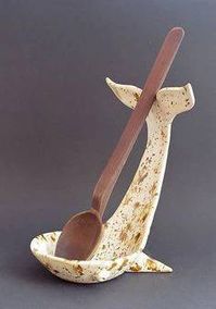 pottery spoon holder