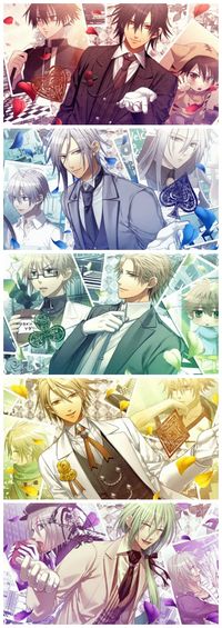 Amnesia Later CG (Shin, Ikki, Kent, Toma & Ukyo)