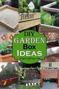 30 DIY Garden Box Ideas & Designs - DIYS Craftsy