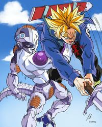 Trunks vs Freezer - Dragon Ball Z // Instagram créditos: zala77s