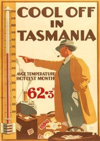 Vintage Tasmanian Travel Poster Reproduction 450mm X 320mm Retro Vintage | eBay