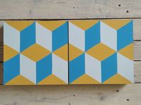 Zementfliesen Cube: Ein klassisches Design das Sie bei articima individuell gestalten können.