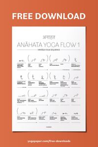 A yoga secquence for your heart chakra: it is designed to let go of tension of your upper body and helps you to release tightness in your shoulders, chest and back. It opens your heart gently. Including: Breathing, stick-figures, pose names. The stick-figures give you a rough idea which pose we’re talking about. Pose names are mostly written in English and Sanskrit. If the pose is more complex, I added some extra cues. Part 1 is for beginners.