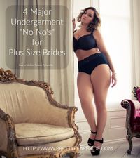 You are in the process of picking out your plus size wedding dress for the big day, and someone tells you that you need to look for your undergarments too. WHAT!? Most people don’t rea…