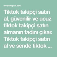 Tiktok takipçi satın al, güvenilir ve ucuz tiktok takipçi satın almanın tadını çıkar. Tiktok takipçi satın al ve sende tiktok ucuz takipçi ile yükselişe geç!