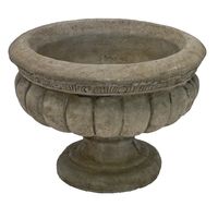 17-in W x 12-in H Buff Concrete Planter in the Pots & Planters department at Lowes.com