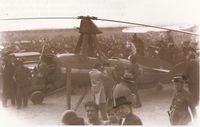 EL VUELO DEL AUTOGIRO: en el vuelo de Madrid a Valencia, Juan de la Cierva tuvo como copiloto al comandante Pío Mulero, presidente de la Federación Aeronáutica Española.