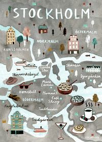 Stockholm Map by Livi Gosling. Discover restaurants, bars, shops, clubs & cultural hotspots that locals love in Stockholm: www.10thingstodo.in