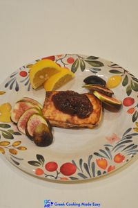 Anthotyros Cheese is hard and not easily edible as is. By frying it, it turns mellow, chewy and squishy inside while it remains hard & crispy outside. The combination of serving the tangy, buttery, hard cheese with the sweetness of the fig jam is memorable & contrasting to say the least. #cheesesaganaki #saganaki #Cretancheese #σαγανακι #greekcooking #therecipeoftheday #syntaghthshmeras #keepcooking #greece #greek #greekrecipes #monoxeria #delicious #homecooking #συνταγες #greekcookingmadeeasy