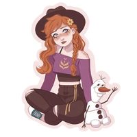 Yaroslava Apollonova on Instagram: “Aaand the last one - Anna Are you excited to see the whole pack? 🐻 #disney #disneyprincess #disneyoutfit #disneyfashion #modernprincess…”