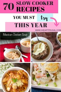 Are you ready for some scrumptious Slow Cooker recipes? These crockpot recipes will feed your family and make your life easier. Try these slow Cooker family meals today! Whether you love slow cooker chicken recipes, slow cooker beef recipes, or slow cooker pork recipes, I have you covered! #crockpot #slowcookerrecipes #slowcooking #slowcooker #crockpotrecipes