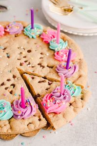 Chocolate Chip Cookie Cake (Vegan, Nut Free) · Allergylicious