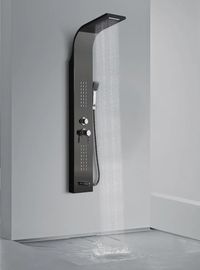Ocupa o espaço de um chuveiro comum, porém proporciona a mesma sensação de relaxamento que a versão de hidromassagem. Para instalação é necessário ter um ponto de água quente e outro de água fria, pois os modelos de hidromassagem vertical não aquecem a água.Ela tem opção de ser alternada na hora do uso, entre a ducha,
