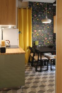 le.nid AI - projet Pyrénées 75 - reconfiguration et réaménagement d'un appartement - cuisine