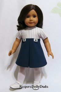 1960s Front Pleat A-line dress | Made to fit American Girl D… | Flickr