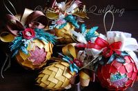 FunQuilling: Globuri din hartie