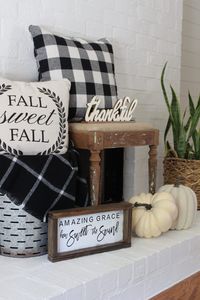 Black + White Buffalo Check - Beauty For Ashes