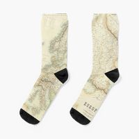 Get my art printed on awesome products. Support me at Redbubble #RBandME: https://www.redbubble.com/i/socks/Old-Vintage-Map-of-Europe-Digital-Poster-Europa-by-easteuromaps/42684513.9HZ1B?asc=u