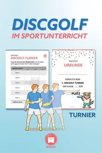 Dieses Unterrichtmaterial bringt die beliebte, bunte Wurfscheibe in den Sportunterricht und widmet sich der Frisbee-Sportart Discgolf. Vom ersten Werfen des Frisbees über kleine Spiele bis zu einem Discgolfturnier an eigenen Stationen werden die Schüler:innen in den Mittelpunkt des Unterrichtvorhabens gestellt und können an immer neuen Herausforderungen wachsen. #frisbeediscgolf #sportunterricht #unterrichtsmaterial #wimasu