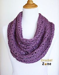 Free Crochet Pattern Eve Scarf by Crochet Zone