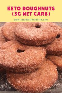 Melt in your mouth delicious! Keto doughnuts (3g net carb) - KetoDietForHealth