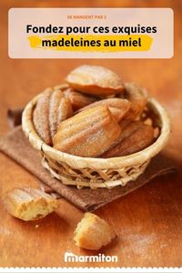 Madeleines au miel, une recette très facile et absolument délicieuse #recette #marmiton #recettemarmiton #cuisine