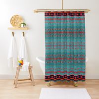 "Epic Traditional Moroccan Calm Blue Artwork by ARTERESTING" Shower Curtain for Sale by Arteresting | Redbubble