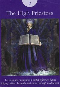 the high priestess-fairy tarot