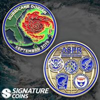Commemorating the emergency preparedness and response team during hurricane Dorian. #stayhome #stopthespread #firstresponders #emergencyresponse #choosesignature #EMScoins #firstrespondercoins #coinmaker #coronavirus #covid19