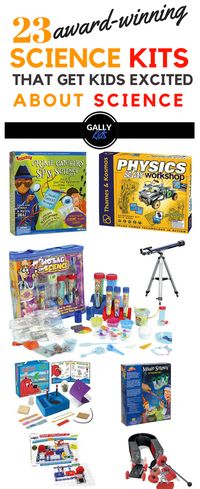 Science kits for kids. A list of award-winning sets to make kids interested in Science. Great for #STEMactivities and projects. A fun way for kids to grasp Science concepts. Makes a for a great #birthdaygifts and #christmasgifts