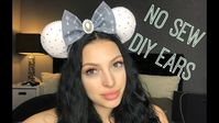 The BEST DIY Disney Ears ( NO SEW) - YouTube