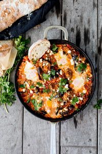 Spiced Eggplant Shakshuka