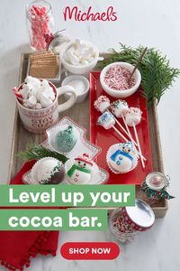 Share meltable masterpieces with supplies from the Sweet Tooth Fairy’s cocoa bomb headquarters.