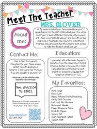 Use these forms at Open House so your students and parents can get to know you. Also included in this bundle are two get to know your student pages. Take your pick depending on if you teach older or younger grades and keep students busy while parents are asking questions and filling out paperwork.