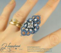 Lovely Needle Tatted Jewelry Tutorials by Happyland87 - The Beading Gem's Journal