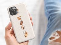 Line Art Eco Friendly Biodegradable Phone Case For iPhone 12 Mini 11 Pro Max 7 8 SE 2020 Plastic Free S20 S21 Plus Sustainable Gift by TheUrbanFlair on Etsy