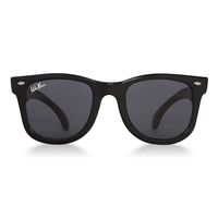 Protect your baby's eyes with some sweet shades. These basic black sunglasses will go with any outfit and are just as comfortable as they are adorable. Details: BPA-Free Rubber Frames With Polycarbonate Lenses 1 Pair Of Sunglasses, 1 Adjustable Strap And 1 Microfiber Pouch Waterproof Free Replacement If Misplaced Or Damaged For A Full Year - Guaranteed! 100% UVA And 100% UVB Protection Eco-Friendly Packaging: 100% Recyclable Paper Packaging Imported Care: Wipe With Included Microfiber Pouch
