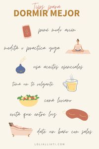 Loli Alliati - Tips para dormir mejor, insomnio, como dormir mejor, como curar insomnio, sleep care, self care #sleepcare #dormir #sueño , mejora el sueño