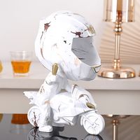 Product Description Creative figure sculpture : home, office, hotel, store, table decoration Parcel including : 1 piece sculpture , 2 pieces double side tape Items material : high quality resin Technology : handicrafts , colorfast Size : height 26cm , width 19.5cm Feature : modern home decor , cool sculpture ; home desktop sundries storage Instal : use double side tape to fix it on the desktop