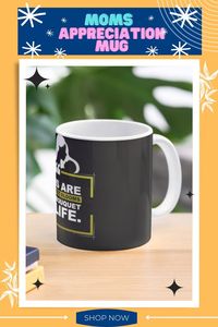 "A mom is a walking miracle, and you only have one in life"🤰
Features
Coffee, tea, or art? Have it all with this eye-opening ceramic mug
Holds 11 oz. (325 ml)
Mug diameter is 3.2" (8.2 cm), not including handle
Dishwasher-safe ceramic
Wraparound design printed for you when you ord